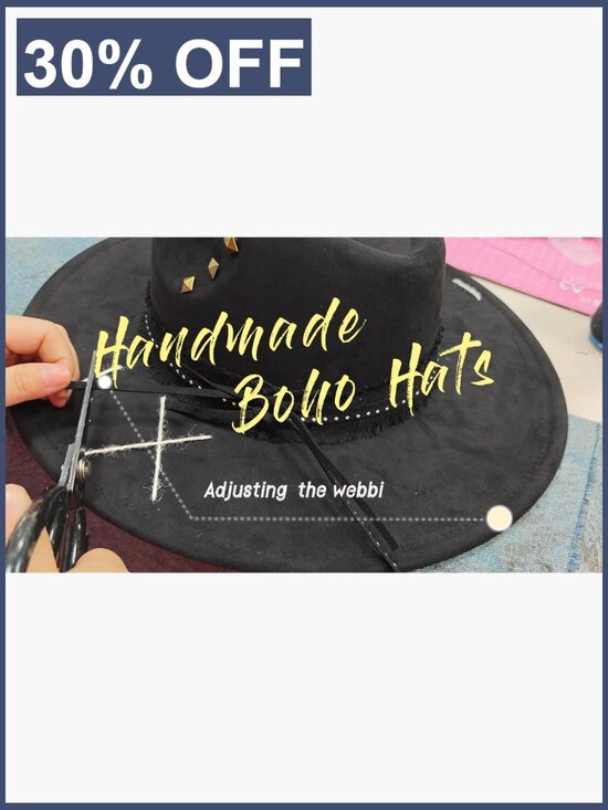 Wide Brim Fedora Hat for Women Men, Suede Dress Hat, Cowboy Western Style